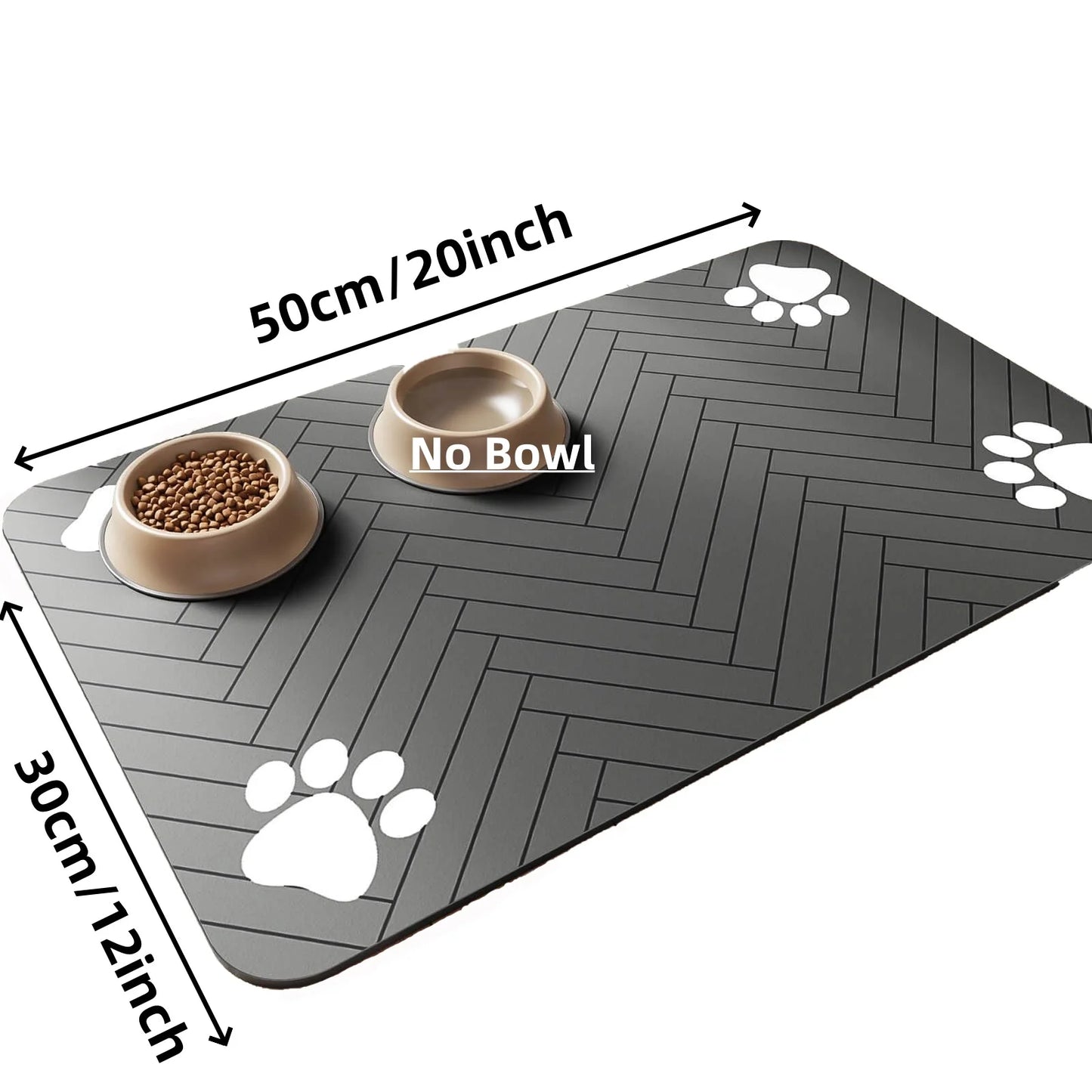 Quick-Dry Food & Water Placemat