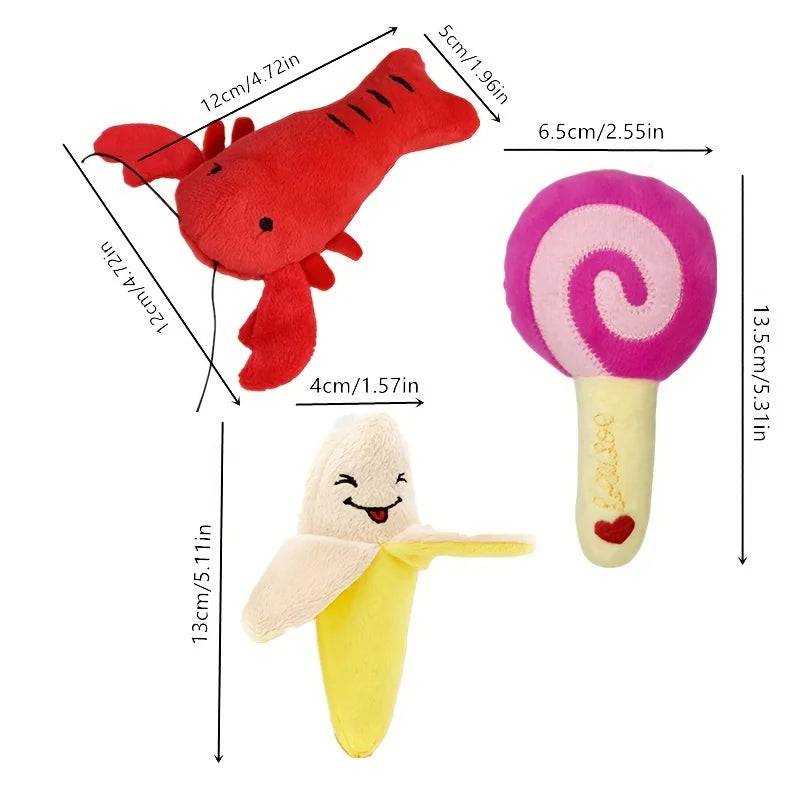 Plush Puppy Teething Toys (10-Pack)