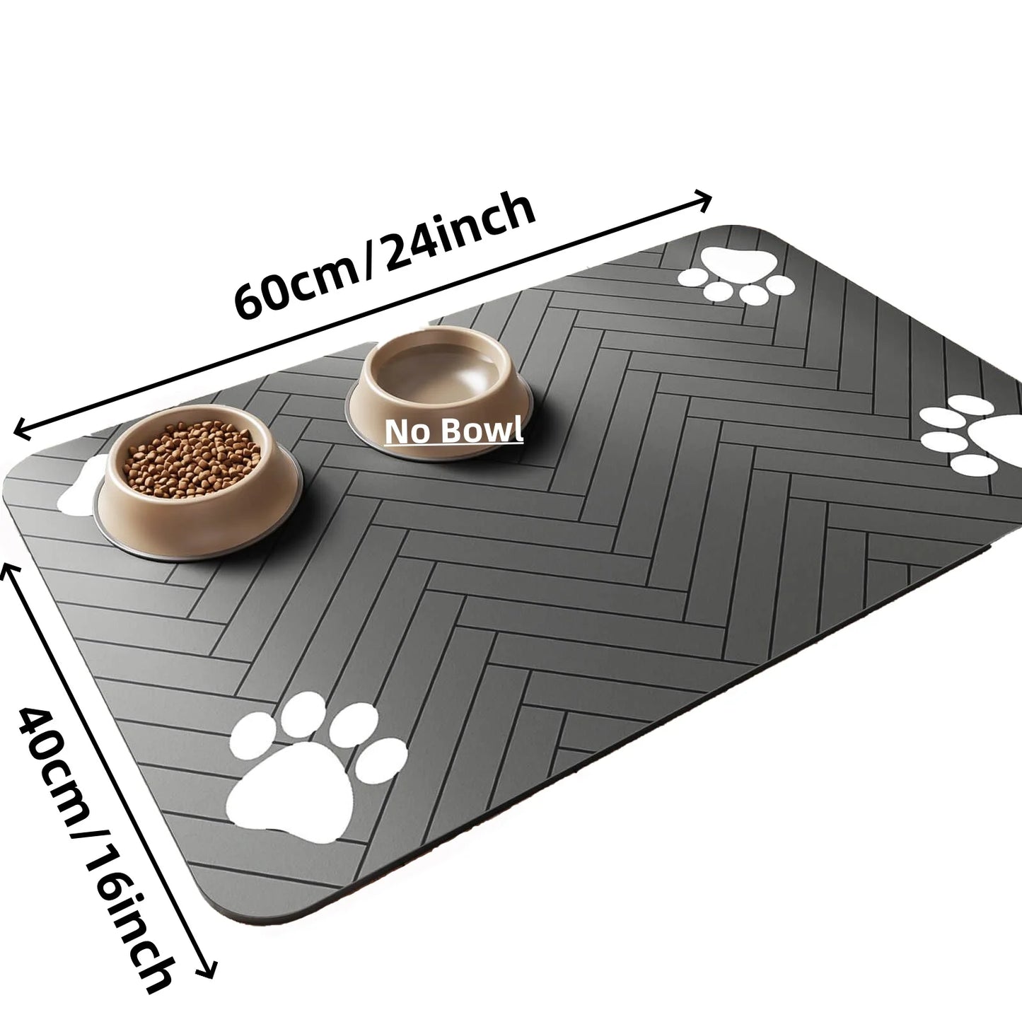 Quick-Dry Food & Water Placemat