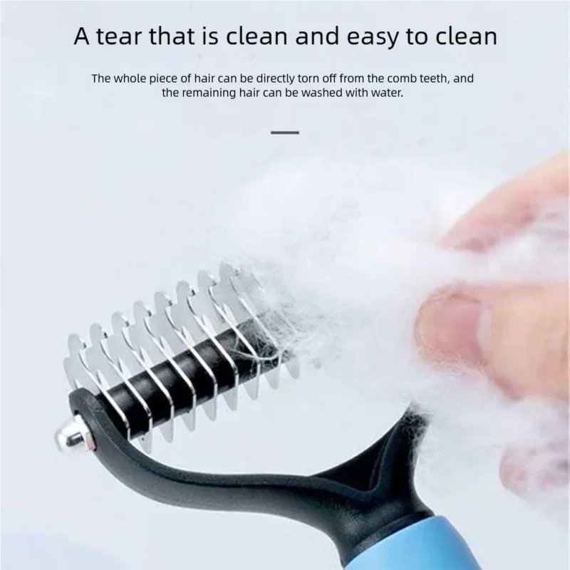 Double-Sided Deshedding Brush