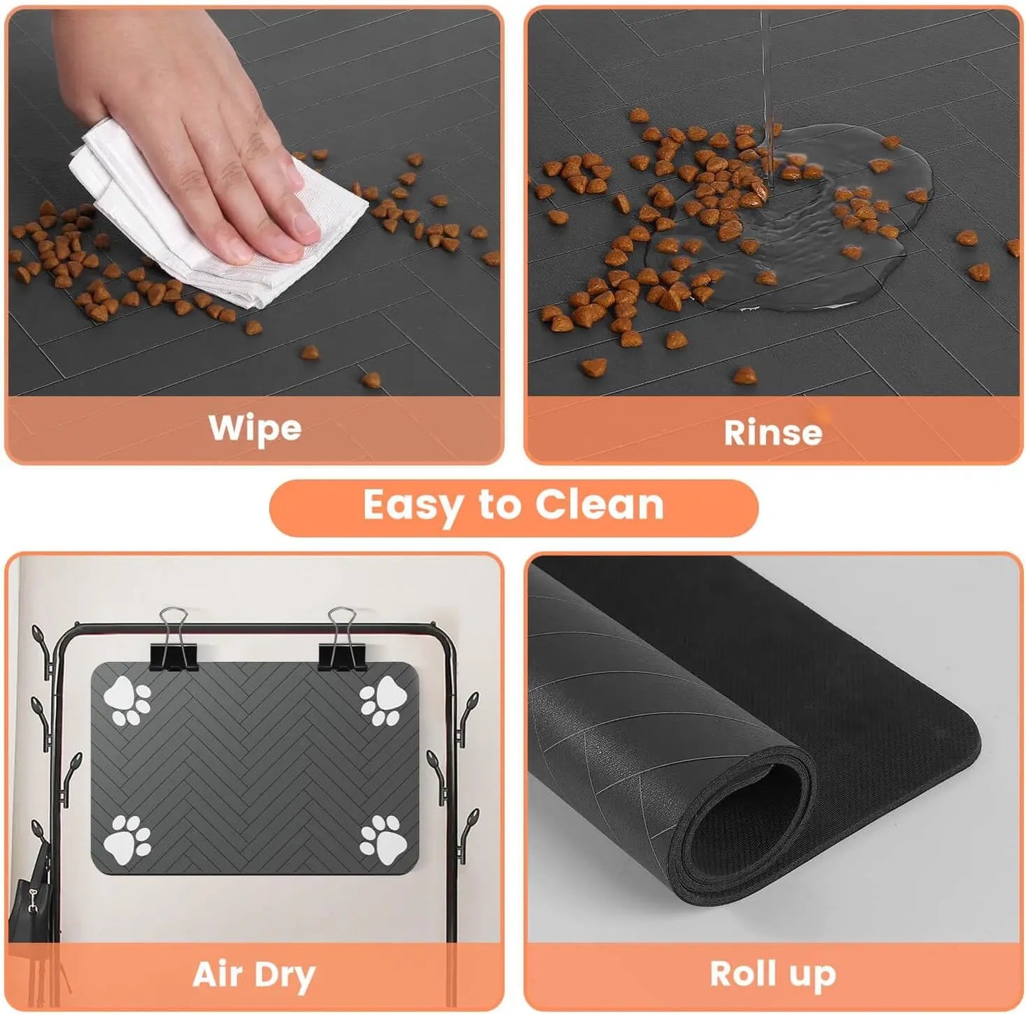 Quick-Dry Food & Water Placemat