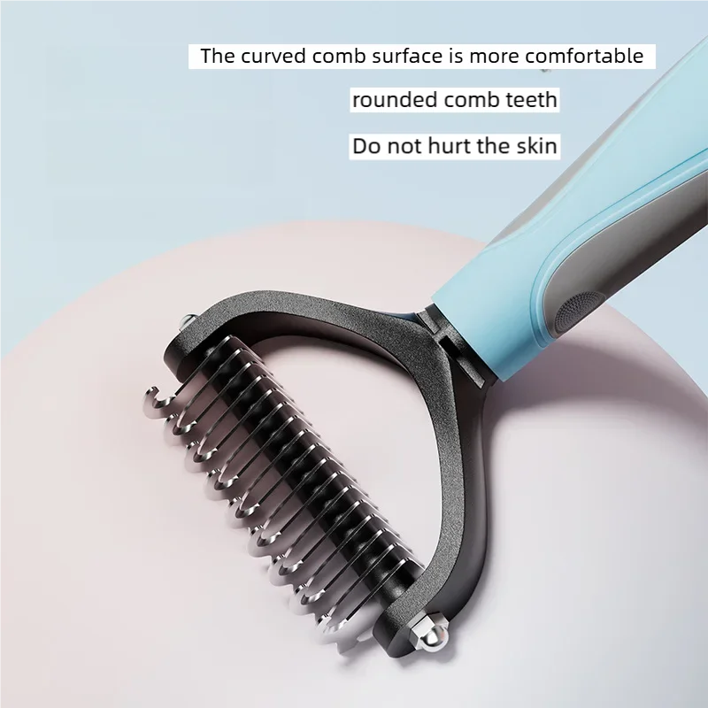 Double-Sided Deshedding Brush