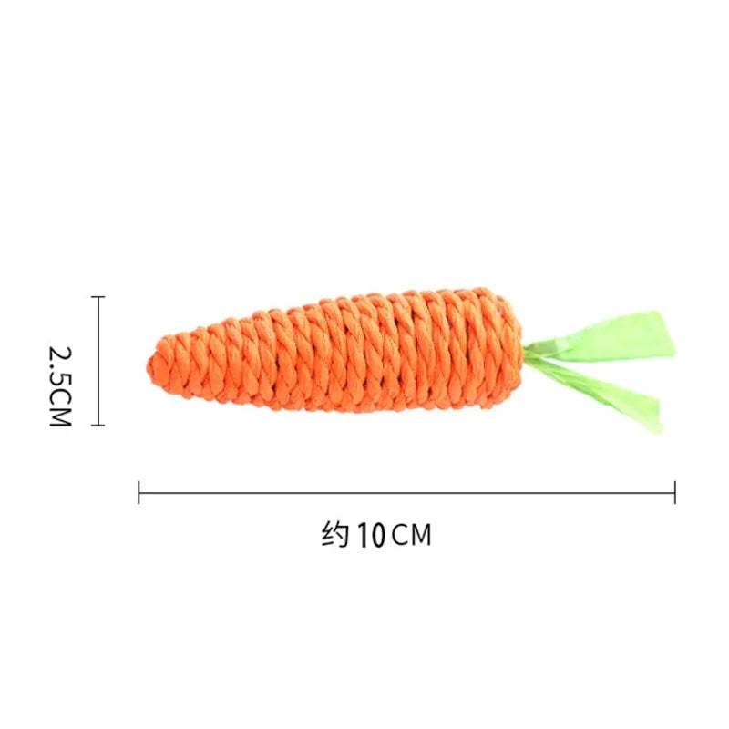 Carrot Chew Toy for Cats