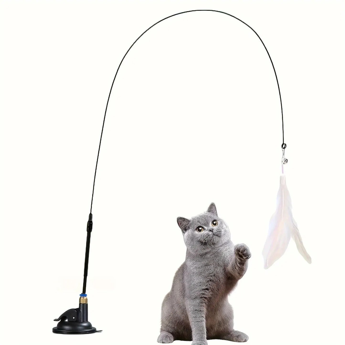 Feather Wand Toy for Cats