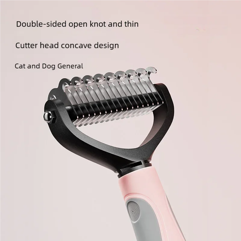 Double-Sided Deshedding Brush