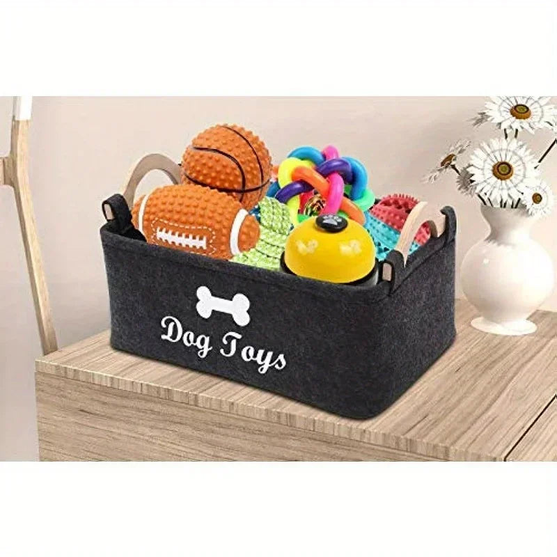 Felt Toy Storage Basket