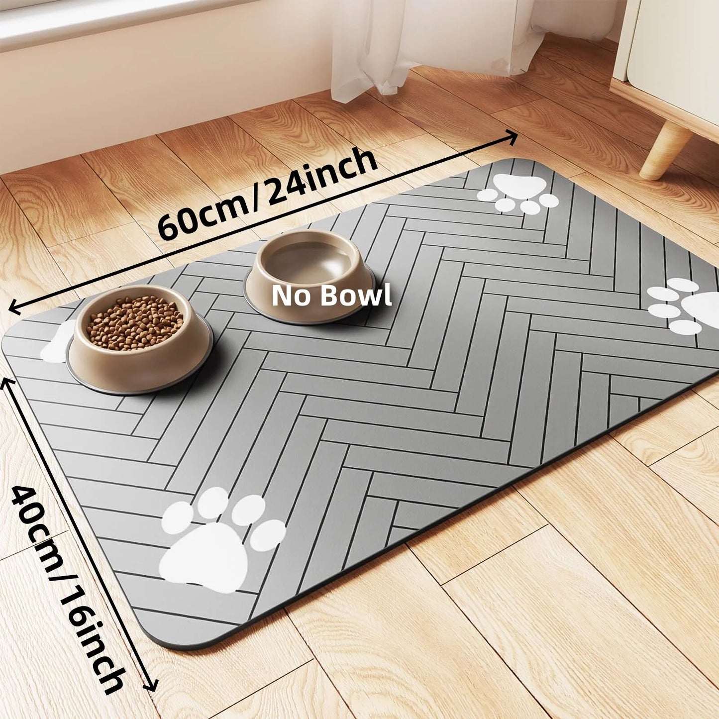 Quick-Dry Food & Water Placemat