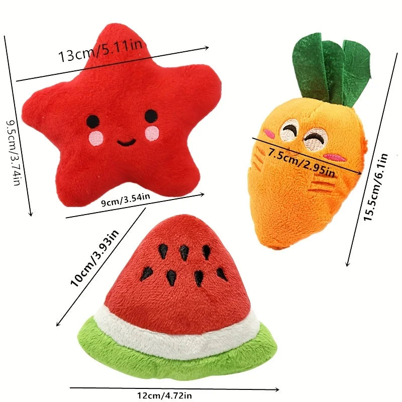 Plush Puppy Teething Toys (10-Pack)
