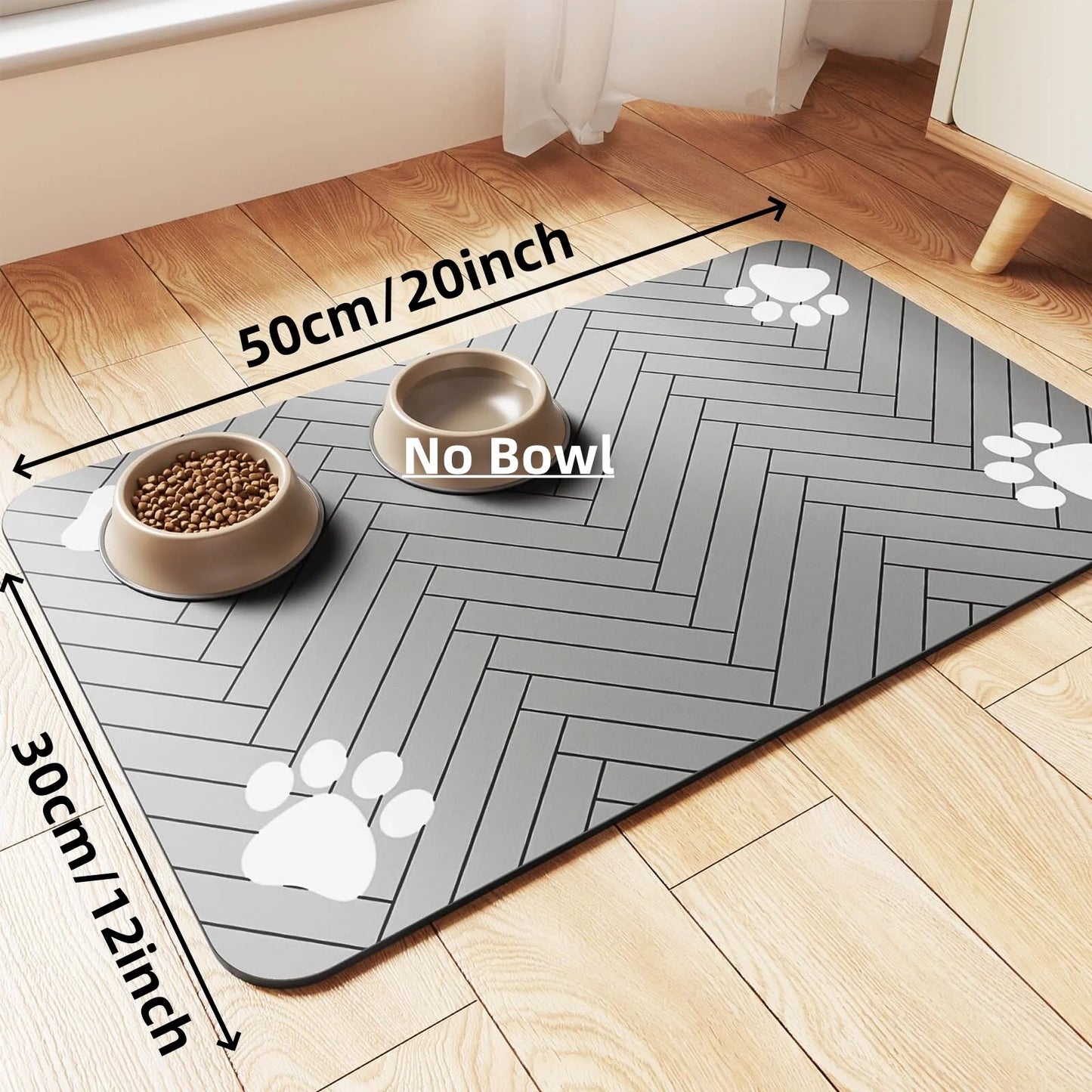 Quick-Dry Food & Water Placemat