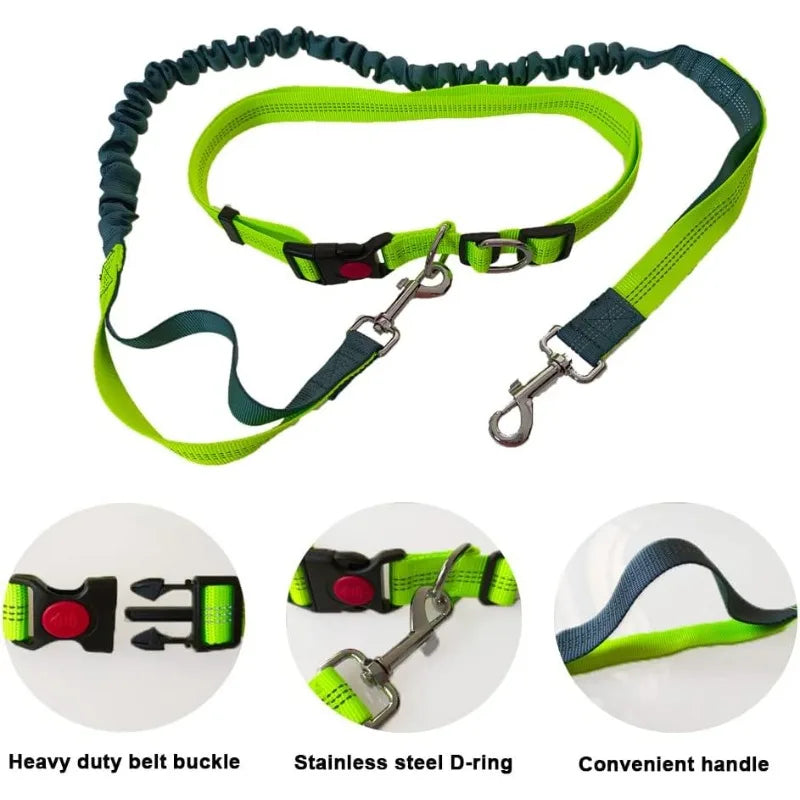 Hands-Free Dog Leash - Waist Belt