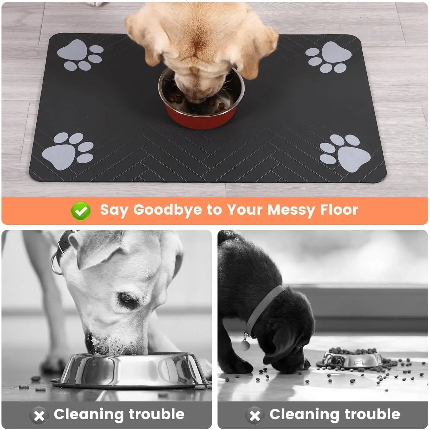 Quick-Dry Food & Water Placemat