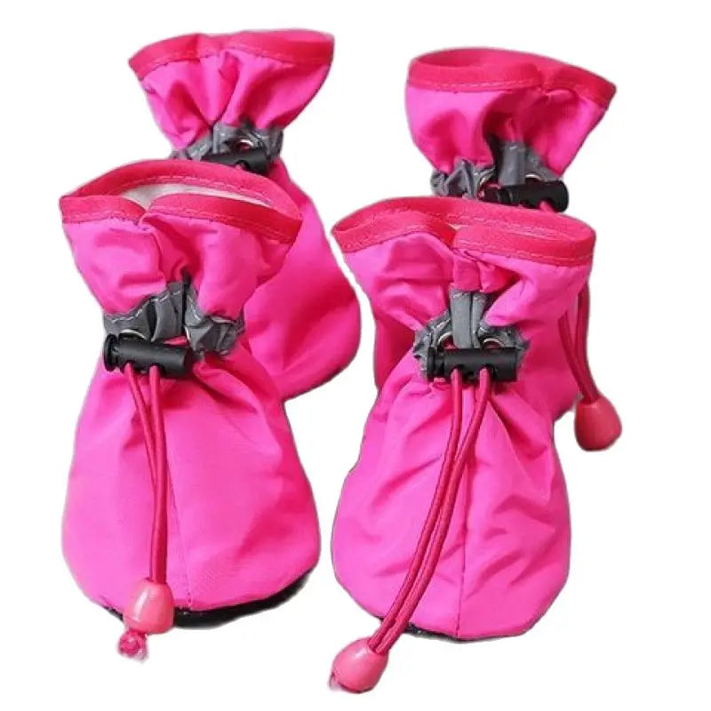 Rain Boots for Pets (Set of 4)